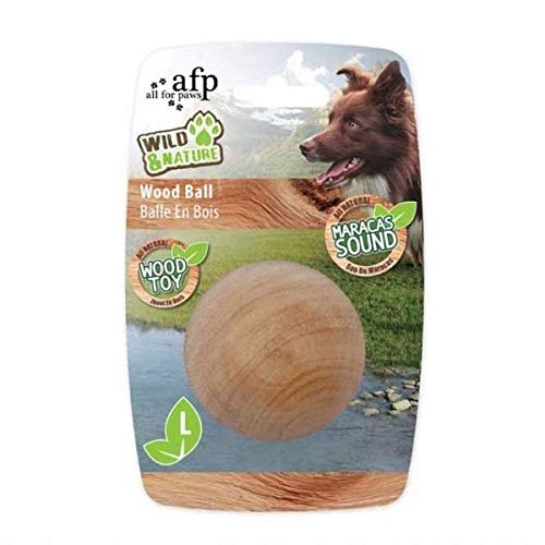 ALL FOR PAWS Wild & Nature Maracas Holzball für Hunde, groß, 3,7 kg ALL FOR PAWS Wild & Nature Maracas Holzball für Hunde, groß, 3,7 kg von ALL FOR PAWS