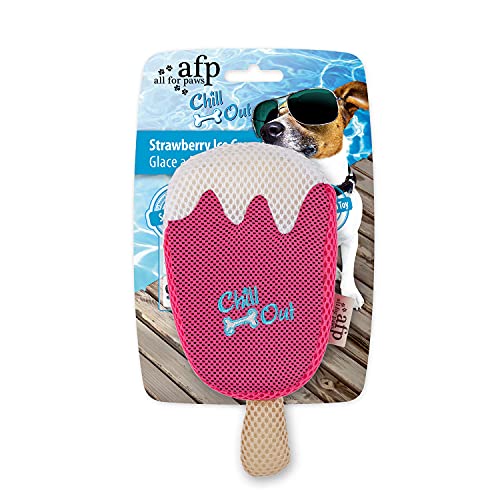All For Paws Chill Out Kauspielzeug für Hunde, Blueberry Ice Cream, 2,5 kg (Stawberry Ice Cream) von ALL FOR PAWS