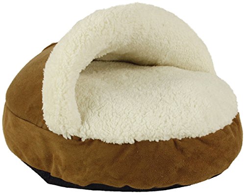 ALL FOR PAWS Lamb Cozy Snuggle Katzenbett, 2,5 kg, Hellbraun von ALL FOR PAWS