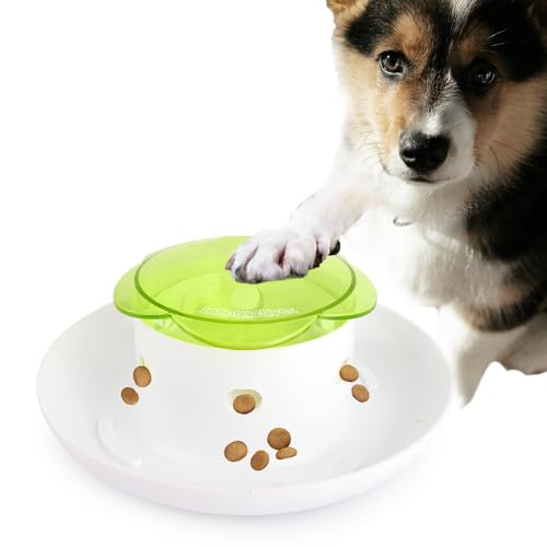 Pet Supplies Dog Feeder Slow Feeder Adjustable Dispense Puzzle Toy for Small Medium Large Dogs Cats Pet Food Container von ALL FOR PAWS