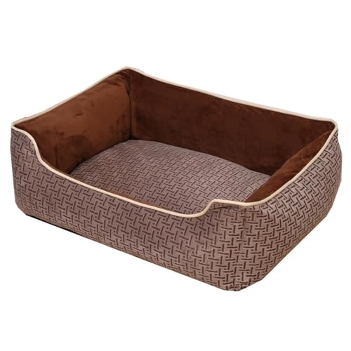 Hundebett Abnehmbare und waschbare Haustierhütte, Katzenhütte, Hundehütte, nutzbare Haustierprodukte for alle Jahreszeiten, geeignet for Schlafen Hundebett für Große Mittelgroße Kleine Hunde (Color : von ALLC