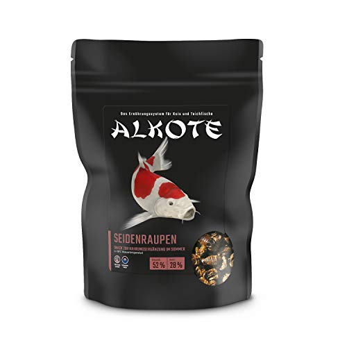 ALLCO Premium AL-KO-TE Snack zur Nahrungsergänzung, Sommer, Seidenraupen, Getrocknet, Schwimmend, 300 g von ALLCO Premium