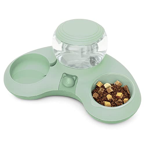 ALLSOPETS Doppelnapf Katzen 2 in 1 Futternapf Katzen Katzenfutternäpfe mit Automatischem Wasserspender Abnehmbare Futternapf für Kleine Hunde Katzen Kätzchen Welpen Hasen Grün A ALLSOPETS Doppelnapf Katzen 2 in 1 Futternapf Katzen Katzenfutternäpfe mit Automatischem Wasserspender Abnehmbare Futternapf für Kleine Hunde Katzen Kätzchen Welpen Hasen Grün A von ALLSOPETS