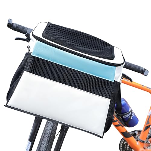 ALLSOPETS Fahrradkorb Vorne für Hunde, Faltbar Haustier Fahrradtasche, Atmungsaktive hundefahrradkorb, Abnehmbare Hunde Fahrrad Korb mit Sicherheitsgurt, Einfache Installation, Weiß ALLSOPETS Fahrradkorb Vorne für Hunde, Faltbar Haustier Fahrradtasche, Atmungsaktive hundefahrradkorb, Abnehmbare Hunde Fahrrad Korb mit Sicherheitsgurt, Einfache Installation, Weiß von ALLSOPETS