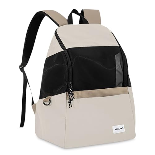 ALLSOPETS Haustier Tragerucksack Katzentasche Hunde Rucksack Haustier Fronttrage für Kleine Hunde Katzen Tragbarer Atmungsaktiver Bequemer Katzenrucksack zum Wandern Camping Reisen Beige ALLSOPETS Haustier Tragerucksack Katzentasche Hunde Rucksack Haustier Fronttrage für Kleine Hunde Katzen Tragbarer Atmungsaktiver Bequemer Katzenrucksack zum Wandern Camping Reisen Beige von ALLSOPETS