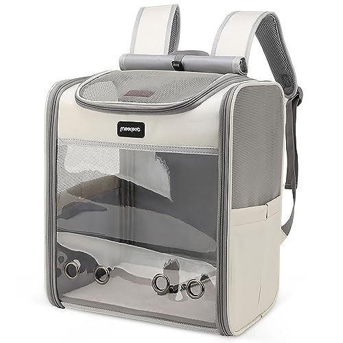 ALLSOPETS Haustierrucksack, Hunderucksack, Katzentragetasche mit abnehmbares Wendekissen, Faltbarer Komfort für Katzen und Hunde – Perfekt zum Reisen, Wandern und Spazierengehen, Grau ALLSOPETS Haustierrucksack, Hunderucksack, Katzentragetasche mit abnehmbares Wendekissen, Faltbarer Komfort für Katzen und Hunde – Perfekt zum Reisen, Wandern und Spazierengehen, Grau von ALLSOPETS