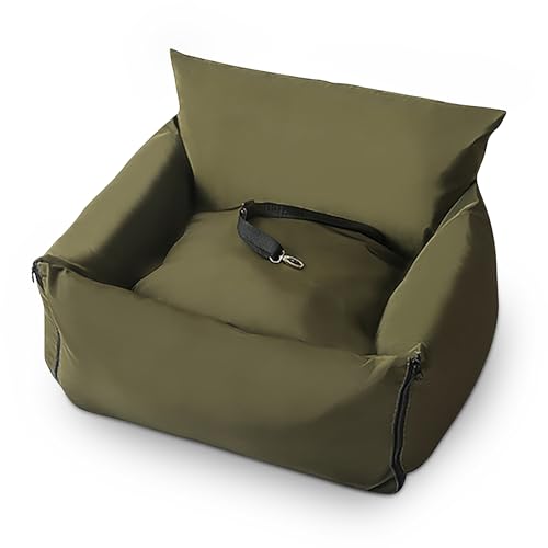 ALLSOPETS Hundesitz Komfortabler Hundebooster Autositz für kleine Hunde mit Sicherheitsleine Tragbares Hundebetten rutschfeste Hundetransportbox für die meisten Autos geeignet Grün ALLSOPETS Hundesitz Komfortabler Hundebooster Autositz für kleine Hunde mit Sicherheitsleine Tragbares Hundebetten rutschfeste Hundetransportbox für die meisten Autos geeignet Grün von ALLSOPETS