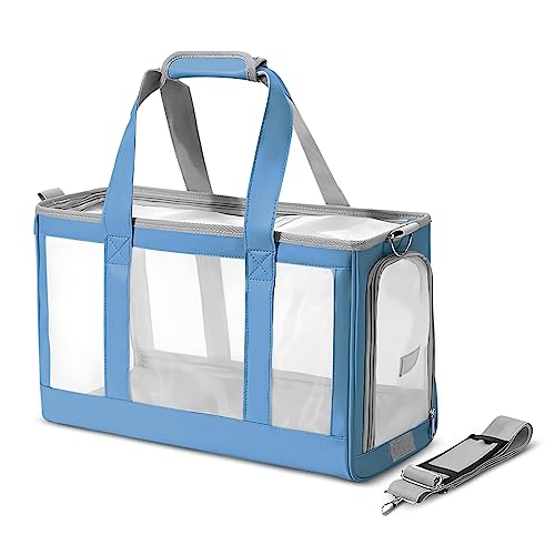 ALLSOPETS Hundetragetasche Haustier Tragetasche für Hunde und Katzen Atmungsaktiv Welpen Tragetasche Katzentransportbox mit Herausnehmbarer Matte Reisetasche für Camping Wandern Blau ALLSOPETS Hundetragetasche Haustier Tragetasche für Hunde und Katzen Atmungsaktiv Welpen Tragetasche Katzentransportbox mit Herausnehmbarer Matte Reisetasche für Camping Wandern Blau von ALLSOPETS