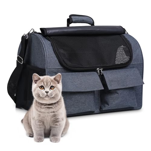 ALLSOPETS Hundetragetasche Katzentasche Faltbare Haustiertasche für Katzen und Hunde bis zu 9 kg Fluggesellschaft zugelassene kleine Hundetasche Weich Atmungsaktiv Langlebig Reisetasche Schwarz ALLSOPETS Hundetragetasche Katzentasche Faltbare Haustiertasche für Katzen und Hunde bis zu 9 kg Fluggesellschaft zugelassene kleine Hundetasche Weich Atmungsaktiv Langlebig Reisetasche Schwarz von ALLSOPETS