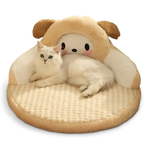 ALLSOPETS Katzenbett für drinnen Gemütliches Hochlehner-Haustierbett für Katzen und kleine Hunde Weiches Hundebett mit rutschfestem Boden Abnehmbar zur Reinigung Ergonomisches Design Braun ALLSOPETS Katzenbett für drinnen Gemütliches Hochlehner-Haustierbett für Katzen und kleine Hunde Weiches Hundebett mit rutschfestem Boden Abnehmbar zur Reinigung Ergonomisches Design Braun von ALLSOPETS