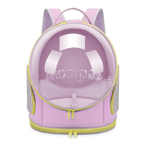ALLSOPETS Katzenrucksack Träger Bubble Hunderucksack Belüfteter und Zusammenklappbarer Haustierträger für Katzen und Hunde bis zu 7.5KG Tragbarer Reise-Rucksack mit Innerem Sicherheitsgurt Lila ALLSOPETS Katzenrucksack Träger Bubble Hunderucksack Belüfteter und Zusammenklappbarer Haustierträger für Katzen und Hunde bis zu 7.5KG Tragbarer Reise-Rucksack mit Innerem Sicherheitsgurt Lila von ALLSOPETS