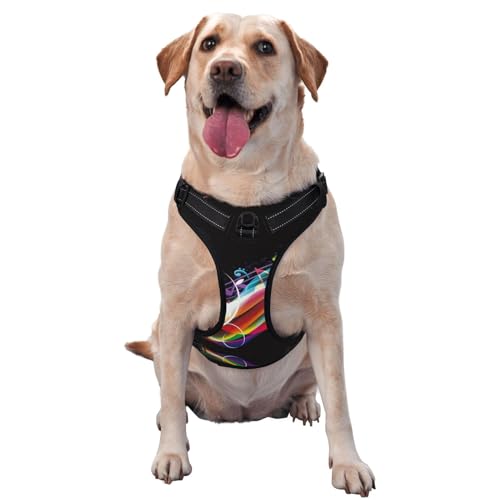 Bunte Traktionsweste für Haustiere, Brustgurt, Geschirr, Outdoor, Spaziergänge mit dem Hund Bunte Traktionsweste für Haustiere, Brustgurt, Geschirr, Outdoor, Spaziergänge mit dem Hund von ALLiYa