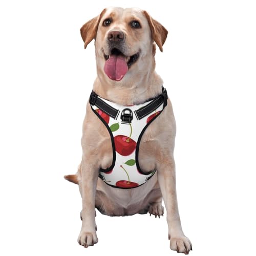 Cherry Fruit Haustier-Traktionsweste, Brustgurt, Geschirr, Outdoor, Spaziergang mit dem Hund Cherry Fruit Haustier-Traktionsweste, Brustgurt, Geschirr, Outdoor, Spaziergang mit dem Hund von ALLiYa
