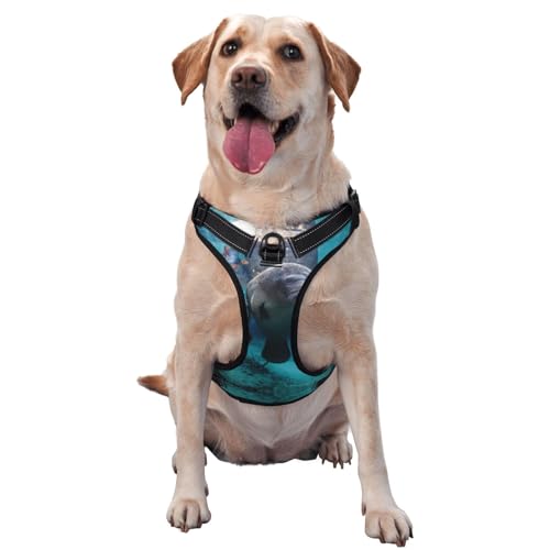 Indische Seekuh, Traktionsweste für Haustiere, Brustgurt, Geschirr, Outdoor, Spaziergang mit dem Hund Indische Seekuh, Traktionsweste für Haustiere, Brustgurt, Geschirr, Outdoor, Spaziergang mit dem Hund von ALLiYa