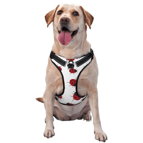 Ladybug Haustier-Traktionsweste, Brustgurt, Geschirr, Outdoor, Spaziergang mit dem Hund Ladybug Haustier-Traktionsweste, Brustgurt, Geschirr, Outdoor, Spaziergang mit dem Hund von ALLiYa