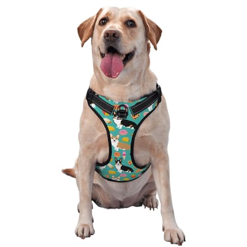Niedliche Hundeweste für Haustiere, Traktionsweste, Brustgurt, Geschirr, Outdoor, Spaziergang mit dem Hund Niedliche Hundeweste für Haustiere, Traktionsweste, Brustgurt, Geschirr, Outdoor, Spaziergang mit dem Hund von ALLiYa