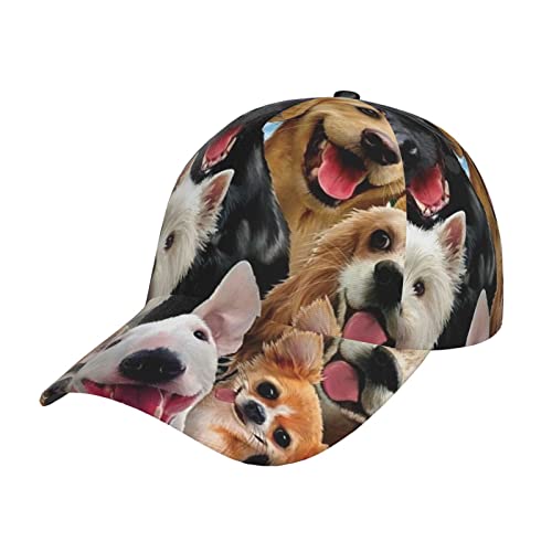 Niedlicher Baseballhut für Hunde, modisch, gebogen, Sonnenhut, Strand, Sonnenhut, geeignet für Outdoor-Sport, Reisen von ALLiYa