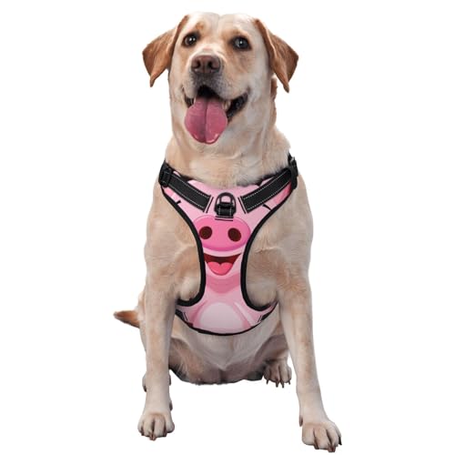 Pink Pigs Haustier-Traktionsweste, Brustgurt, Geschirr, Outdoor, Spaziergänge mit dem Hund Pink Pigs Haustier-Traktionsweste, Brustgurt, Geschirr, Outdoor, Spaziergänge mit dem Hund von ALLiYa