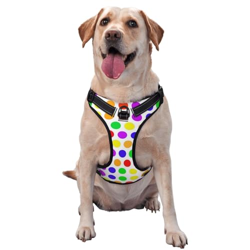 Schöne gepunktete Haustier-Traktionsweste, Brustgurt, Geschirr, Outdoor, Spaziergänge mit dem Hund Schöne gepunktete Haustier-Traktionsweste, Brustgurt, Geschirr, Outdoor, Spaziergänge mit dem Hund von ALLiYa
