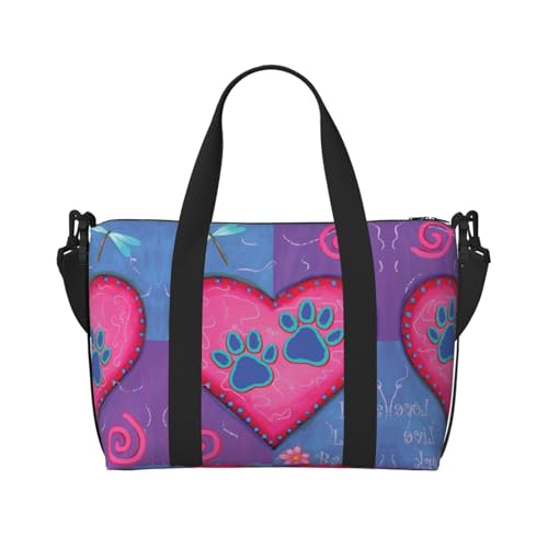 Tragetasche für Hunde, Tierpfoten, Handgepäck, Reisetasche, Einzelschultertasche, Sport- und Fitness-Tasche, Reisegepäck Tragetasche für Hunde, Tierpfoten, Handgepäck, Reisetasche, Einzelschultertasche, Sport- und Fitness-Tasche, Reisegepäck von ALLiYa