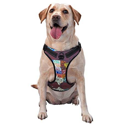 Zugweste für Haustiere, mit Nummernschild, Brustgurt, Geschirr, Outdoor, Spaziergang mit dem Hund Zugweste für Haustiere, mit Nummernschild, Brustgurt, Geschirr, Outdoor, Spaziergang mit dem Hund von ALLiYa