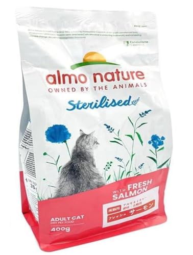 almo nature Cat Dry PFC Holistic Sterilized Lachs, 400 g von almo nature
