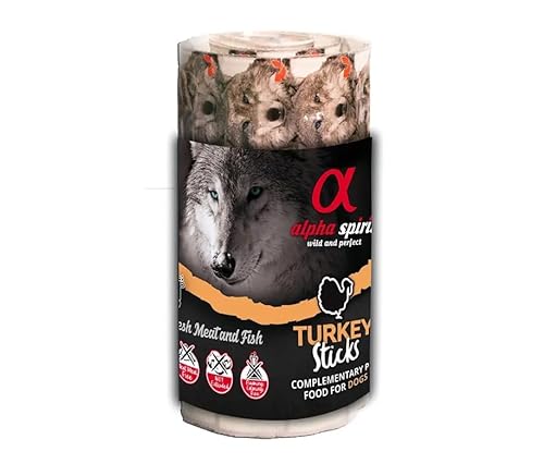 ALPHA SPIRIT Canine Snack Truthahn-Box, 16 x 35 g von ALPHA SPIRIT