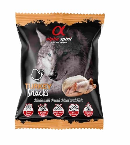 ALPHA SPIRIT Canine Türkei Snacks 24 x 50 g von ALPHA SPIRIT