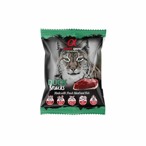 ALPHA SPIRIT Feline Ente Snacks 24 x 50 g ALPHA SPIRIT Feline Ente Snacks 24 x 50 g von ALPHA SPIRIT