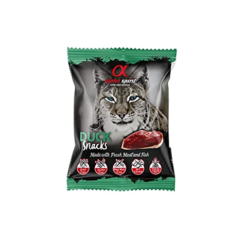 Alpha Spirit Snack de Pato para Gatos 50gr (24uds) von ALPHA SPIRIT