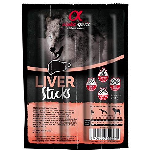 Alpha Spirit Barritas de Hígado Ristra 4 barritas (16uds) Alpha Spirit Barritas de Hígado Ristra 4 barritas (16uds) von ALPHA SPIRIT