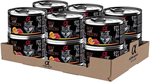 Alpha Spirit Wet Dog Ternera Con Melon 150g (12uds) von ALPHA SPIRIT