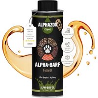 ALPHAZOO Alpha-Barf Futteröl für Hunde und Katzen 250 ml von ALPHAZOO