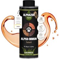 ALPHAZOO Alpha-Immun Futteröl für Hunde und Katzen 250 ml von ALPHAZOO