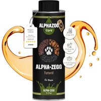 ALPHAZOO Alpha-Zegg Futteröl für Hunde und Katzen 250 ml von ALPHAZOO