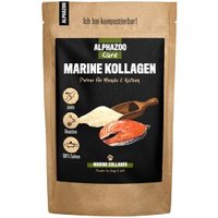 ALPHAZOO Marine Kollagen-Pulver für Hunde und Katzen 250 g von ALPHAZOO