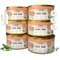 ALPHAZOO Nassfutter Lachs + Huhn 6x200g für Katzen ALPHAZOO Nassfutter Lachs + Huhn 6x200g für Katzen von ALPHAZOO