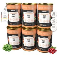 ALPHAZOO Nassfutter Wild + Rind 6 x 400g für Hunde ALPHAZOO Nassfutter Wild + Rind 6 x 400g für Hunde von ALPHAZOO
