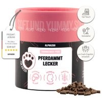 ALPHAZOO Pferdammt Lecker 65g I Leckerli für Katzen von ALPHAZOO