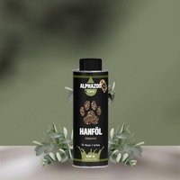 ALPHAZOO Premium Hanföl für Hunde und Katzen von ALPHAZOO