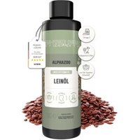 ALPHAZOO Premium Leinöl für Katzen I Omega 3 Leinsamenöl von ALPHAZOO
