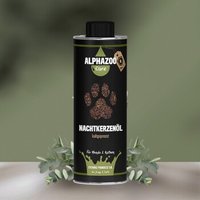 ALPHAZOO Premium Nachtkerzenöl für Hunde und Katzen 500 ml von ALPHAZOO