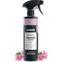 ALPHAZOO ZeckAttack Zeckenspray für Hunde I Starker Zeckenschutz 500 ml von ALPHAZOO