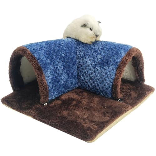 Meerschweinchen Tunnel,NagetierZusammenklappbar Meerschweinchen (Cavia Porcellus) Kleintieraktivitätstunnel Spielzeug,Kuscheltunnel für Kleintiere,Kaninchen Tunnel für Chinchilla 34×34cm von ALQFHFY