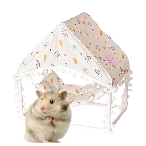 ALWIDA Meerschweinchenhaus - Bedruckte Muster Hamsterversteck Hamsterzelt | Bequemer Hamsterlebensraum Hamsterkäfig Zubehör für Hamster Meerschweinchen ALWIDA Meerschweinchenhaus - Bedruckte Muster Hamsterversteck Hamsterzelt | Bequemer Hamsterlebensraum Hamsterkäfig Zubehör für Hamster Meerschweinchen von ALWIDA