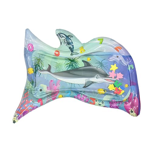 ALWIDA Wassermatte für Haustiere, sensorische Spielmatte für Haustiere, Wassersensor-Matte für Kinder, mit Schwimmer, Wassersensorik-Pad, Meeremuster, fühlt sich kühl und bequem an ALWIDA Wassermatte für Haustiere, sensorische Spielmatte für Haustiere, Wassersensor-Matte für Kinder, mit Schwimmer, Wassersensorik-Pad, Meeremuster, fühlt sich kühl und bequem an von ALWIDA