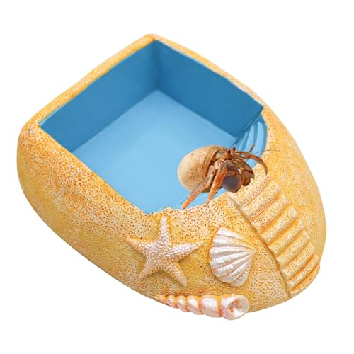 Einsiedlerkrebs-Muscheln – Einsiedlerkrebs-Pool mit Rampe | Einsiedlerkrebs-Wassertank | -Stil Einsiedlerkrebs-Wasserschale | Einsiedlerkrebs-Zubehör | Harz-Wassernapf | Badeschale | Rept Einsiedlerkrebs-Muscheln – Einsiedlerkrebs-Pool mit Rampe | Einsiedlerkrebs-Wassertank | -Stil Einsiedlerkrebs-Wasserschale | Einsiedlerkrebs-Zubehör | Harz-Wassernapf | Badeschale | Rept von ALWIDA