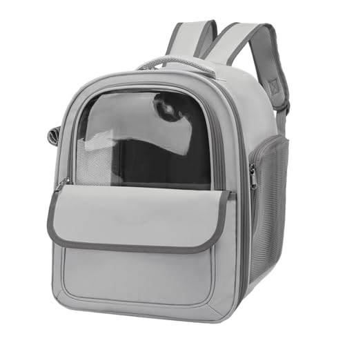 Katzenrucksack Tragetasche - Haustier-Tragetasche, Oxford-Tuch Katzentransportkoffer, belüftete Bubble Katzentragetasche, Katzenreisetasche mit atmungsaktiver Rückenöffnung, Katze Reisetrage für Katzenrucksack Tragetasche - Haustier-Tragetasche, Oxford-Tuch Katzentransportkoffer, belüftete Bubble Katzentragetasche, Katzenreisetasche mit atmungsaktiver Rückenöffnung, Katze Reisetrage für von ALWIDA