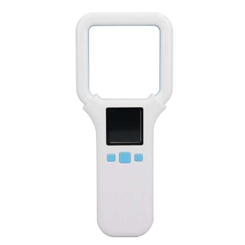 AMAKO Tiermarken Lesegerät: Handmikrochip Scanner für Haustiere, 134,2 kHz 125 kHz RF Haustierchip Handheld ID Scanner Lesegerät für EMID FDX B ISO11784 85 AMAKO Tiermarken Lesegerät: Handmikrochip Scanner für Haustiere, 134,2 kHz 125 kHz RF Haustierchip Handheld ID Scanner Lesegerät für EMID FDX B ISO11784 85 von AMAKO