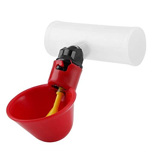 Automatischer Geflügelvogelwassertränker Hühnerwassertränker Werkzeug 5 Stück ABS Plastik Rot 4.5 * 3.8cm,für Hühner Tauben Vögel Wachteln Haustiere Automatischer Geflügelvogelwassertränker Hühnerwassertränker Werkzeug 5 Stück ABS Plastik Rot 4.5 * 3.8cm,für Hühner Tauben Vögel Wachteln Haustiere von AMAKO